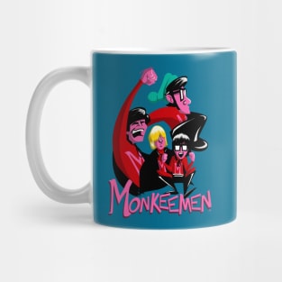 Monkee Men Pop Art Mug